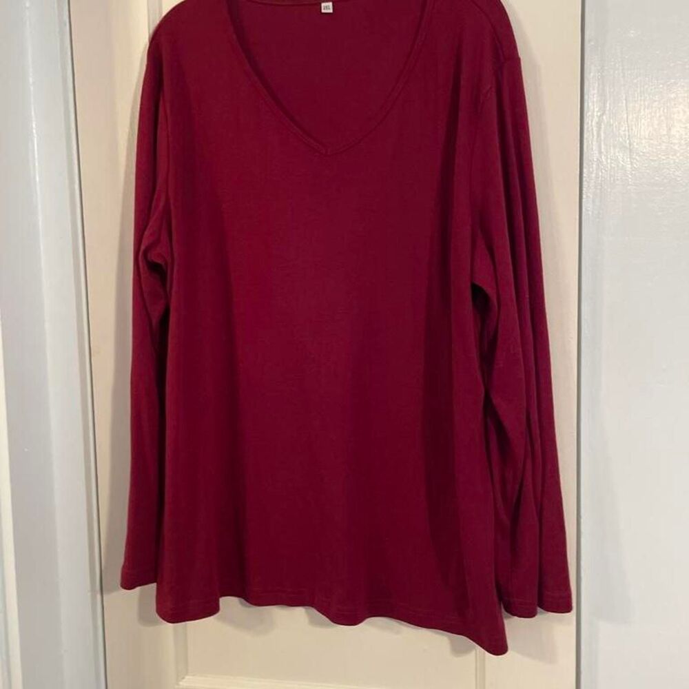 Women's Burgundy Blouse